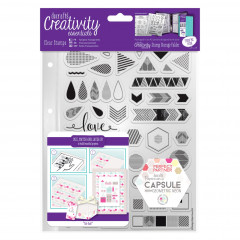 Clear Stamps - Capsule - Geometric Neon